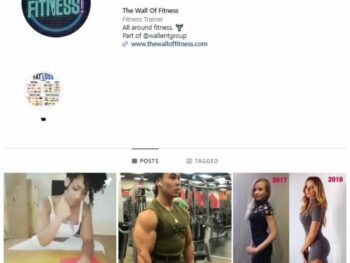 74K Workout Fitness Gym Instagram Account for sale