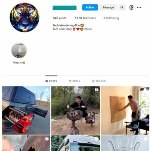 75K Gadgets Tech Instagram Account for sale