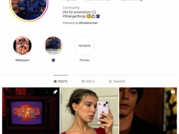 990K Stranger Things TV Show Instagram Account for sale