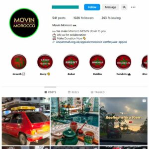 100K Destinations Travel Instagram Account for sale