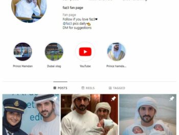 100K Dubai Prince Fan Instagram Account for sale