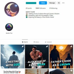 100K Islam Muslim Instagram Account for sale