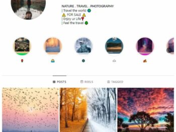 100K Nature Travel Instagram Account for sale