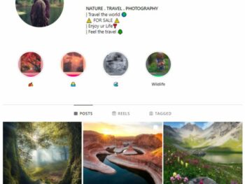100K Nature Travel Instagram Account for sale