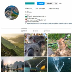 100K Travel Destinations Instagram Account for sale