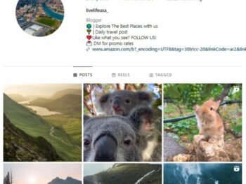 100K Travel Destinations Instagram Account for sale