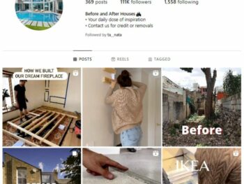 110K Real Estate Renovations Instagram Account for sale