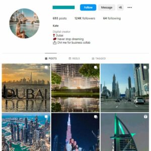 120K Dubai Explore Instagram Account for sale