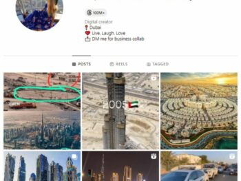 130K Dubai Travel Instagram Account for sale
