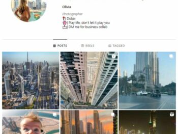 130K Travel Dubai Instagram Account for sale