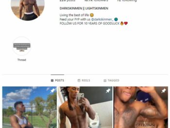 18K Black Men Instagram Account for sale