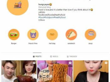 19K Nutrition Food Instagram Account for sale
