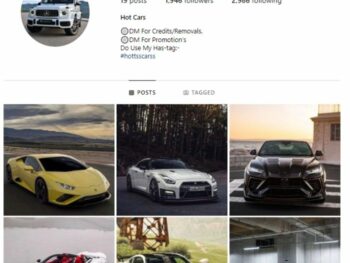 1K Automotive Car Instagram Account for sale