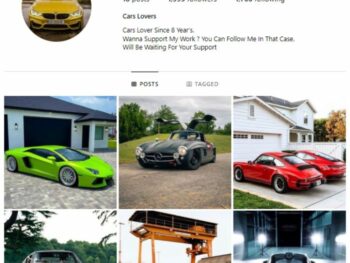 1K Automotive Car Instagram Account for sale