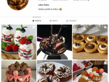 1K Cakes Food Instagram Account for sale