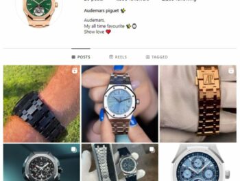 1K High End Watches Instagram Account for sale