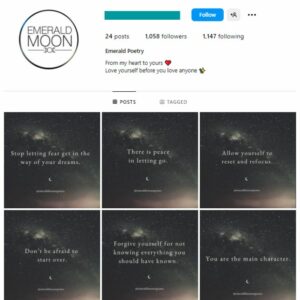 1K Life Quotes Instagram Account for sale