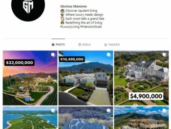 1K Luxury Homes Instagram Account for sale