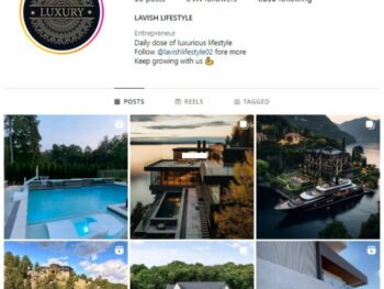 1K Luxury Lifestyle Instagram Account for sale