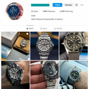 1K Luxury Watches Instagram Account for sale