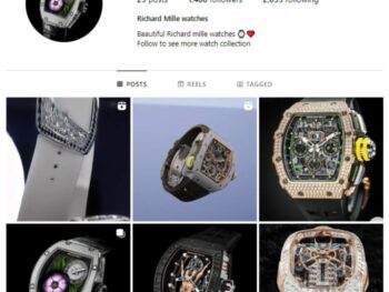 1K Luxury Watches Instagram Account for sale