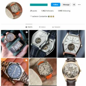 1K Premium Watches Instagram Account for sale
