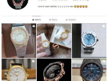1K Premium Watches Instagram Account for sale