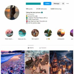 20K Beautiful Destinations Instagram Account for sale
