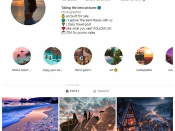 20K Beautiful Destinations Instagram Account for sale