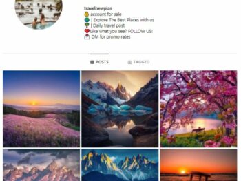 20K Destinations Nature Instagram Account for sale