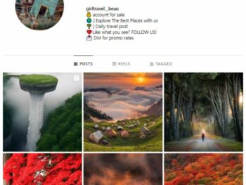 20K Travel Explore Instagram Account for sale