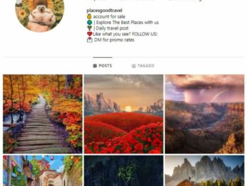 22K Beautiful Destinations Instagram Account for sale