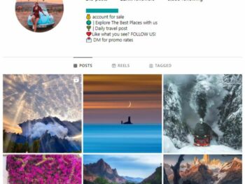 22K Nature Travel Instagram Account for sale