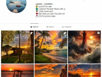 22K Travel Destinations Instagram Account for sale