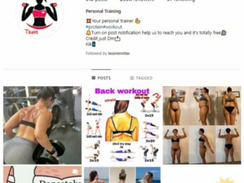 250K Fitness Fat-loss Instagram Account for sale