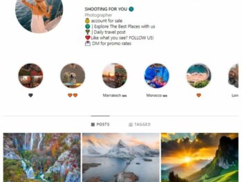 25K Travel Destinations Instagram Account for sale