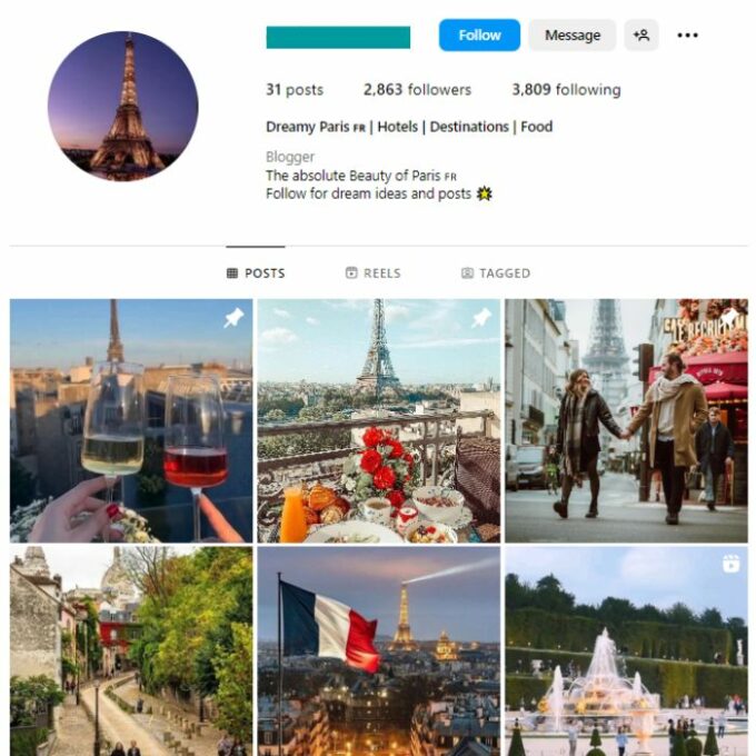 2K Beautiful Destinations Instagram Account for sale