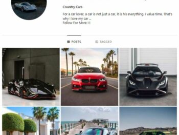 2K Fast Cars Instagram Account for sale