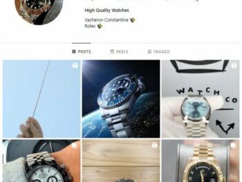 2K High End Watches Instagram Account for sale