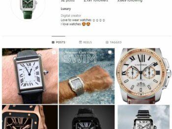 2K High End Watches Instagram Account for sale