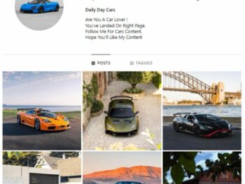 2K Luxury Cars Instagram Account for sale