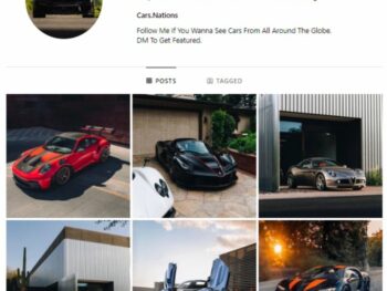 2K Luxury Cars Instagram Account for sale