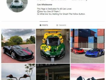 2K Luxury Cars Instagram Account for sale