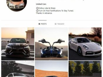 2K Luxury Cars Instagram Account for sale