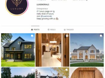 2K Luxury Homes Instagram Account for sale