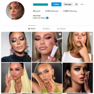 2K Makeup Beauty Instagram Account for sale