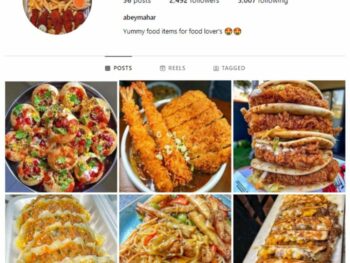 2K Nutrition Food Instagram Account for sale