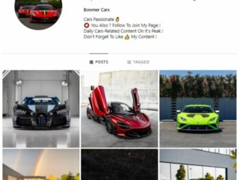 2K Super Cars Instagram Account for sale