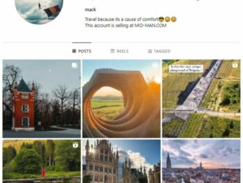 2K Travel Destinations Instagram Account for sale