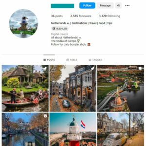 2K Travel Photos Instagram Account for sale